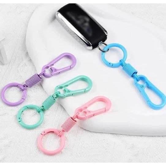 多功能登山彈簧雙頭鑰匙扣環(一組5個）-細節圖2