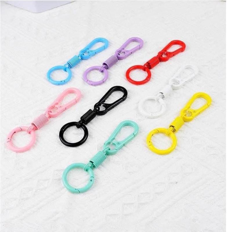 多功能登山彈簧雙頭鑰匙扣環(一組5個）-細節圖4
