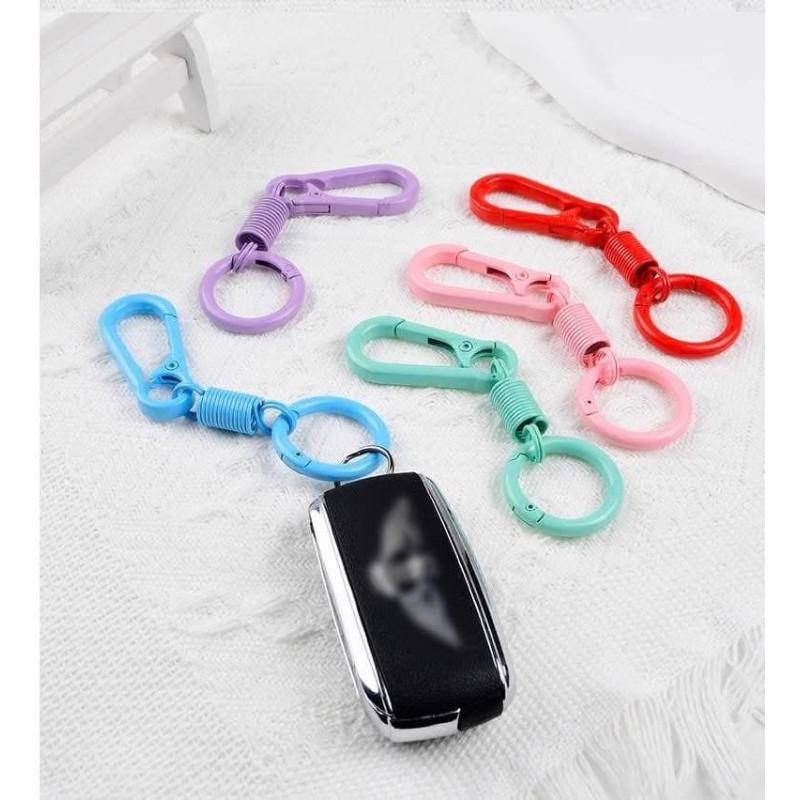 多功能登山彈簧雙頭鑰匙扣環(一組5個）-細節圖5