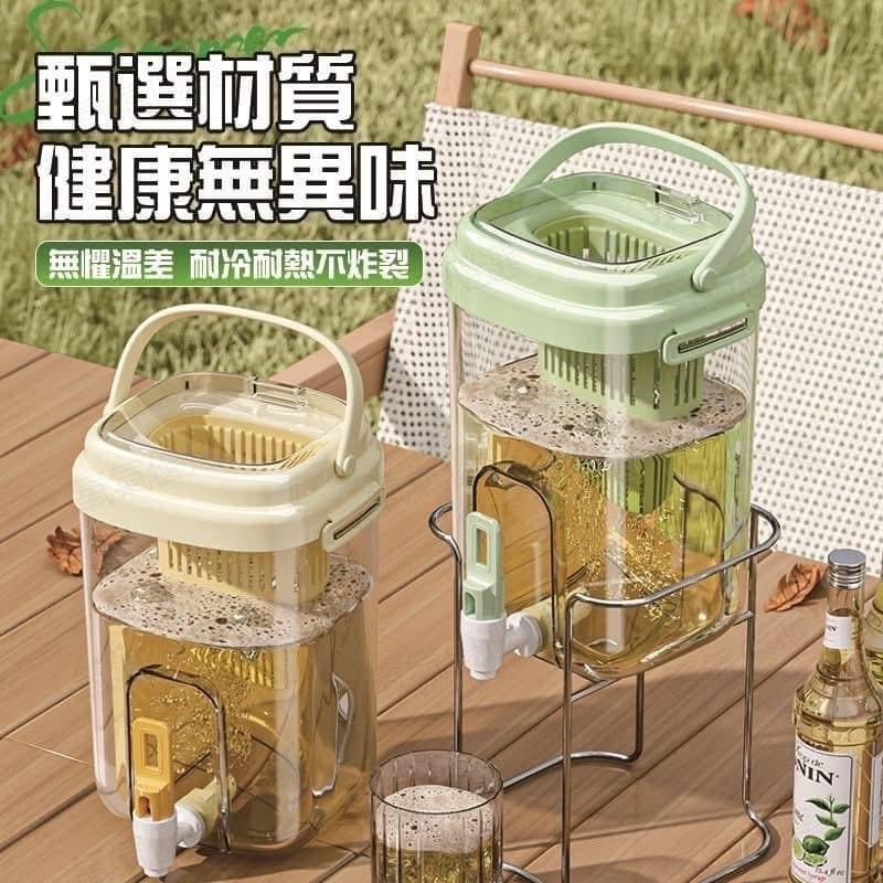 大容量可提式自帶水龍頭茶濾冷水壺-細節圖2