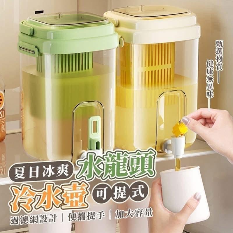 大容量可提式自帶水龍頭茶濾冷水壺-細節圖4