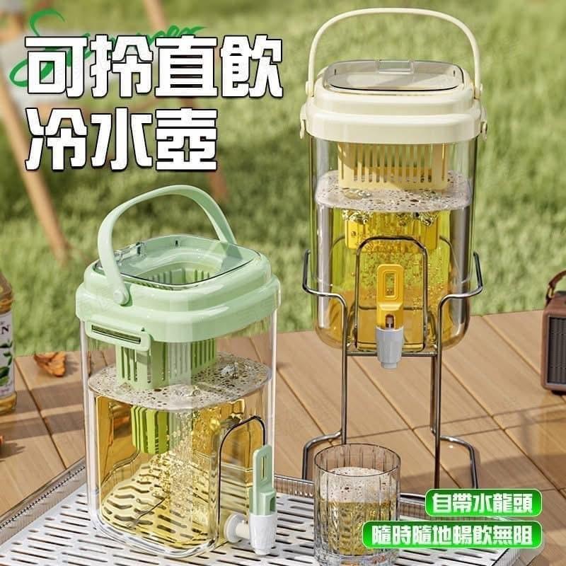 大容量可提式自帶水龍頭茶濾冷水壺-細節圖5