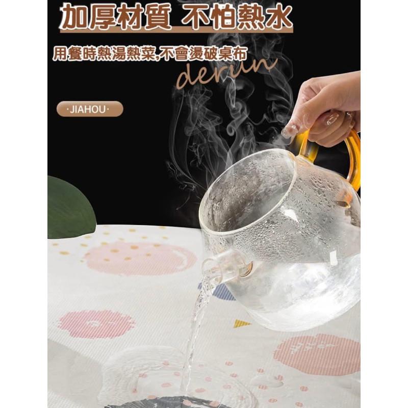 PEVA可重複防水防油加厚桌布5入套-細節圖4