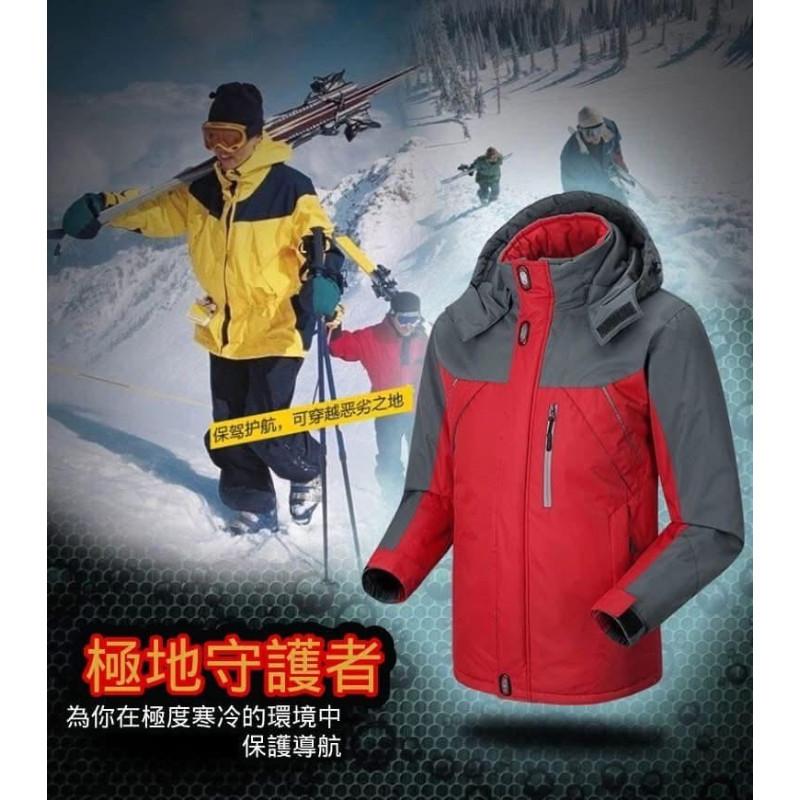 清倉防風防水”加厚絨“風衣外套衝鋒衣-細節圖3