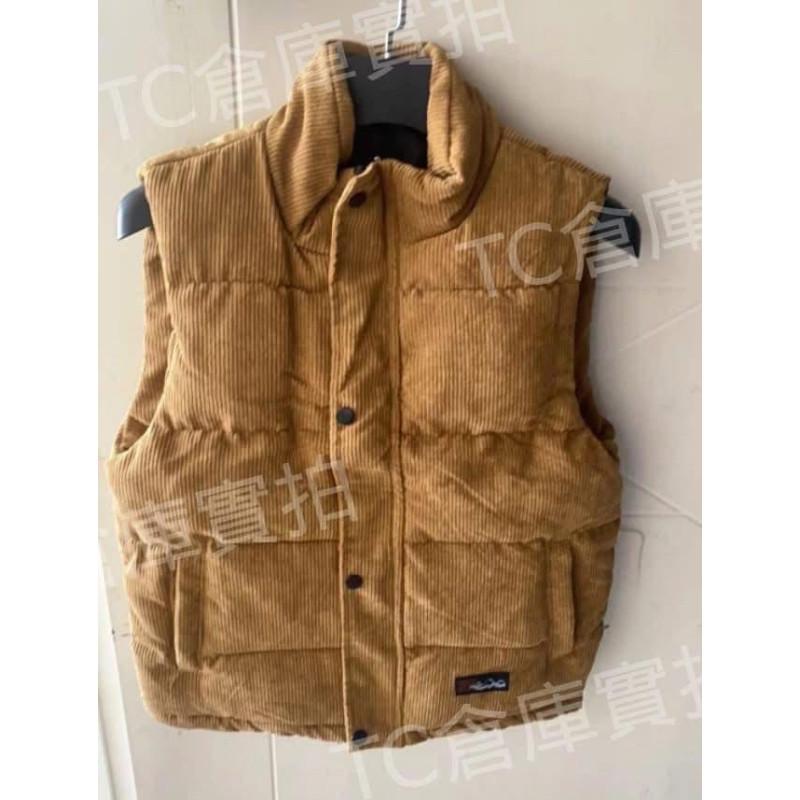 燈芯絨保暖發熱羽絨背心-細節圖5