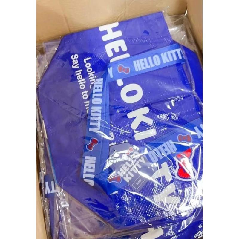 可愛KT耐用防水單肩尼龍購物袋-細節圖6