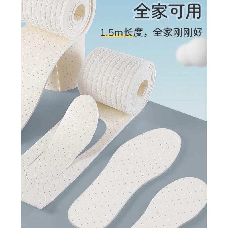 可自行裁剪吸汗減震乳膠鞋墊(一組2捲)-細節圖4