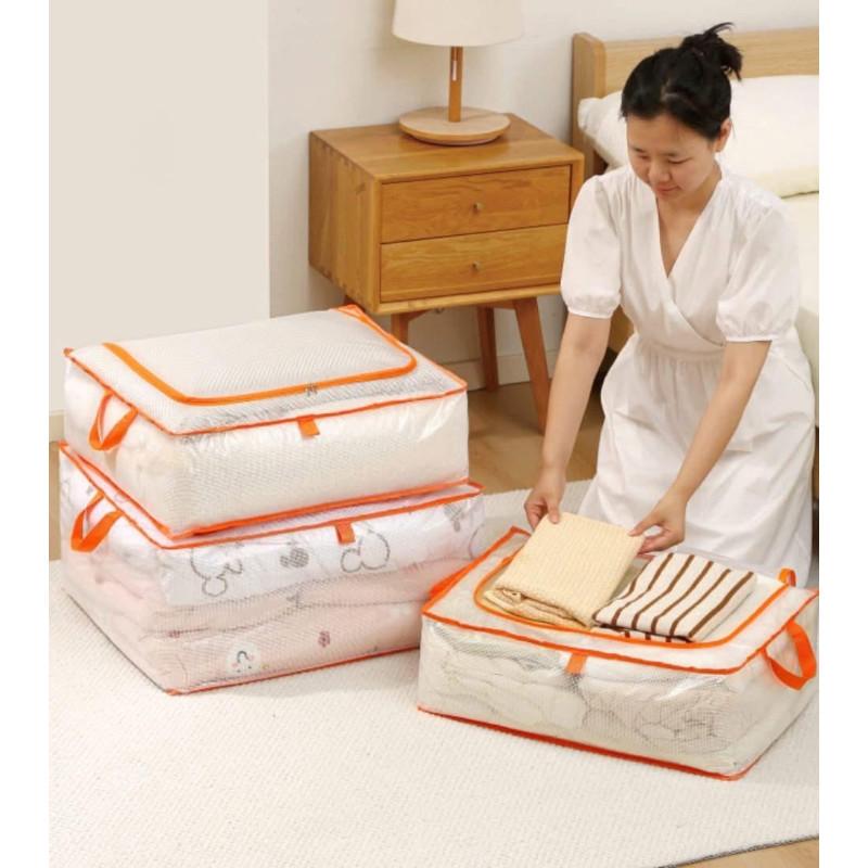 上掀式透明防水棉被衣物收納袋-細節圖5