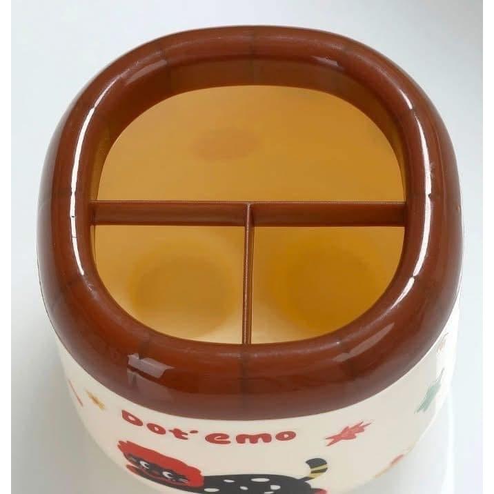 可愛韓國卡通三分格收納筆筒-細節圖9