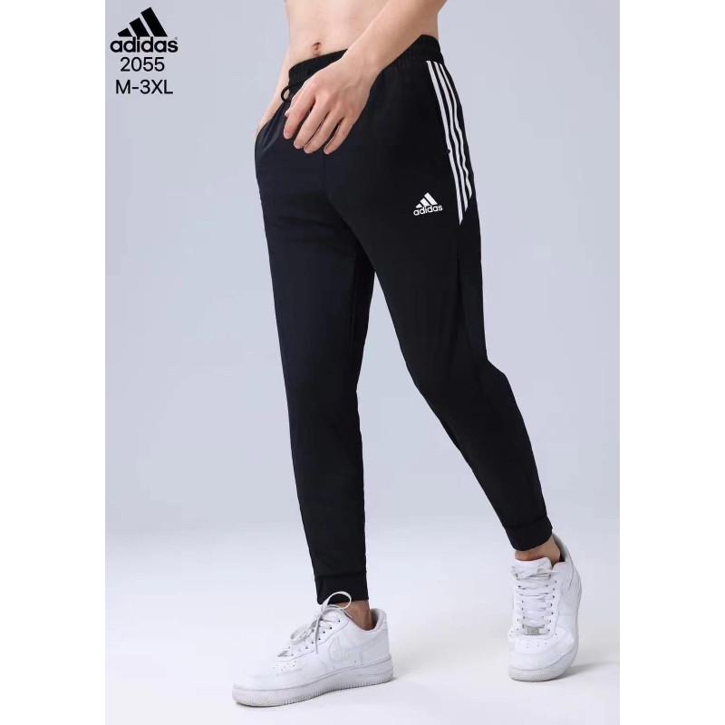 男女款三條槓縮口運動長褲-細節圖4