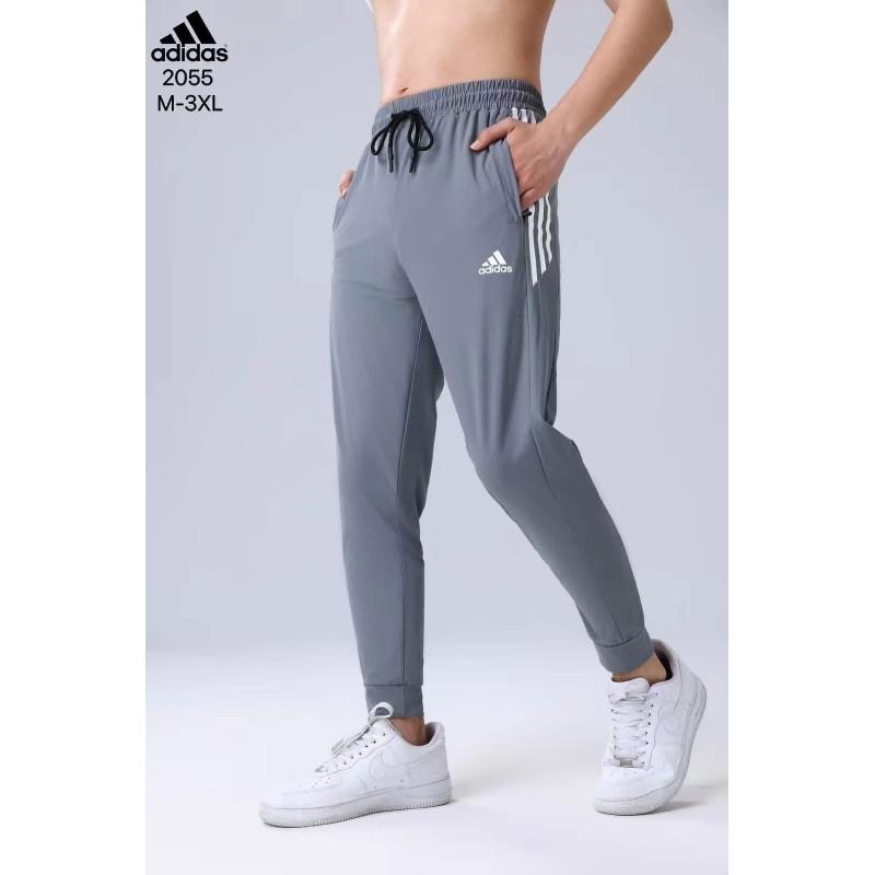 男女款三條槓縮口運動長褲-細節圖5