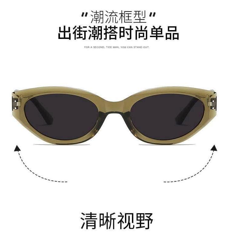 爆紅GM時尚復古貓眼墨鏡-細節圖9