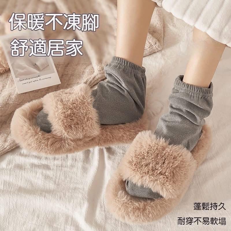 雙面德絨聚溫保暖加厚睡眠襪(一組2雙)-細節圖5