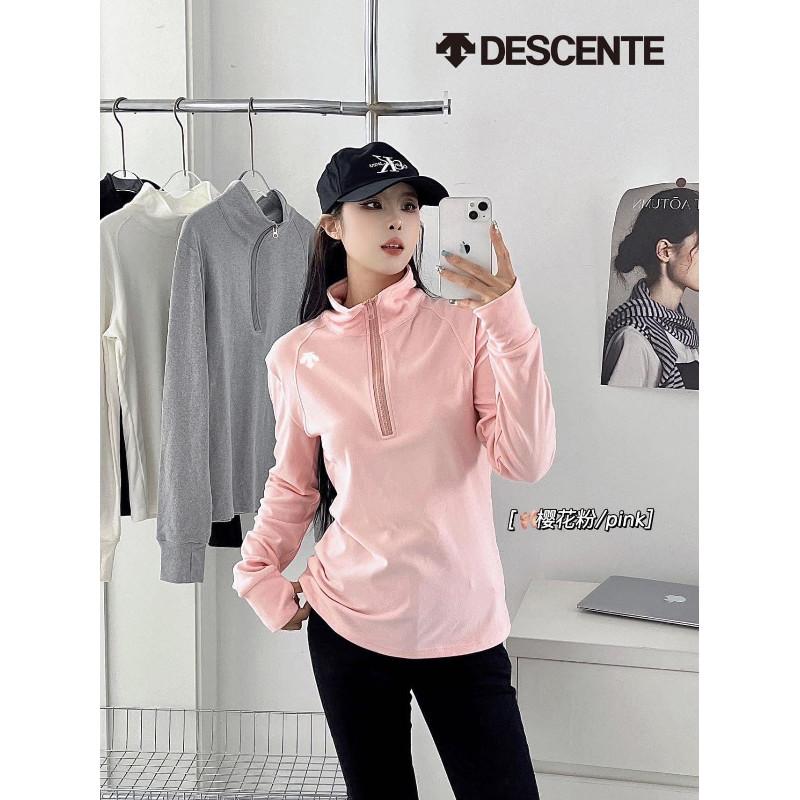 Descente迪桑特半拉鍊立領長袖T恤-細節圖4