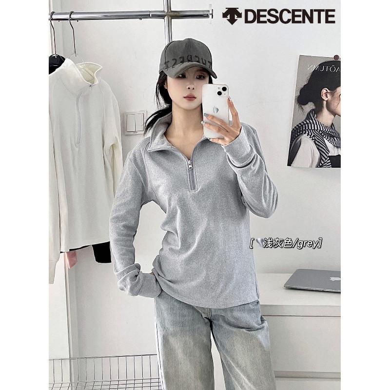 Descente迪桑特半拉鍊立領長袖T恤-細節圖5