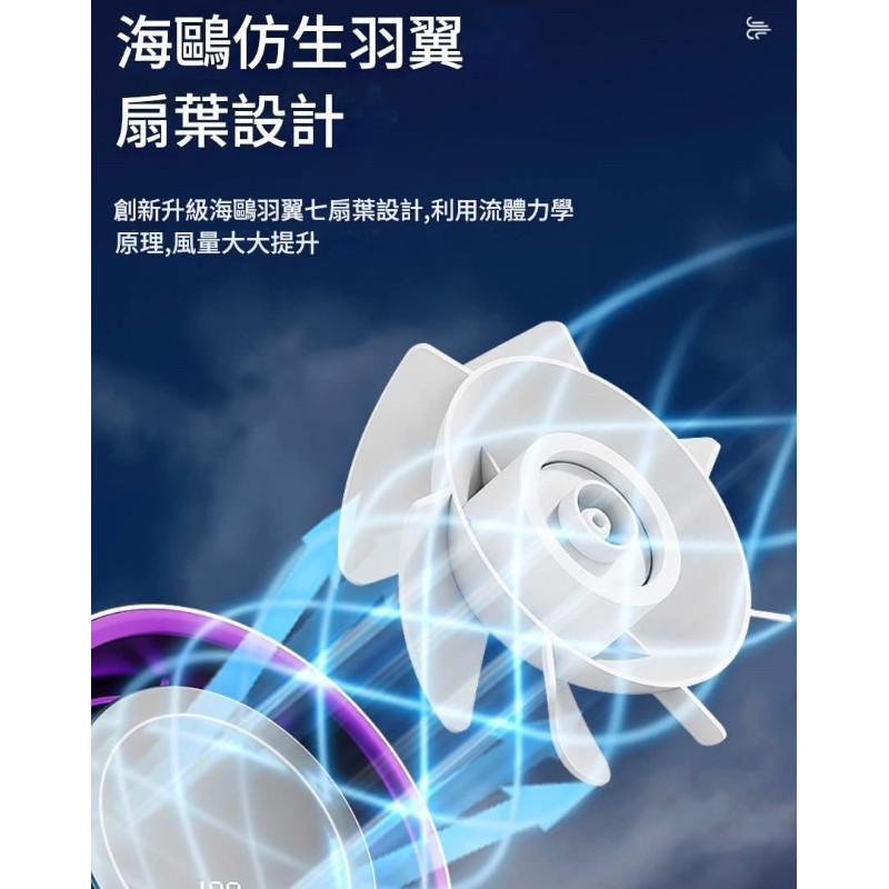 USB可夾式無葉片100檔高速渦輪電風扇-細節圖9