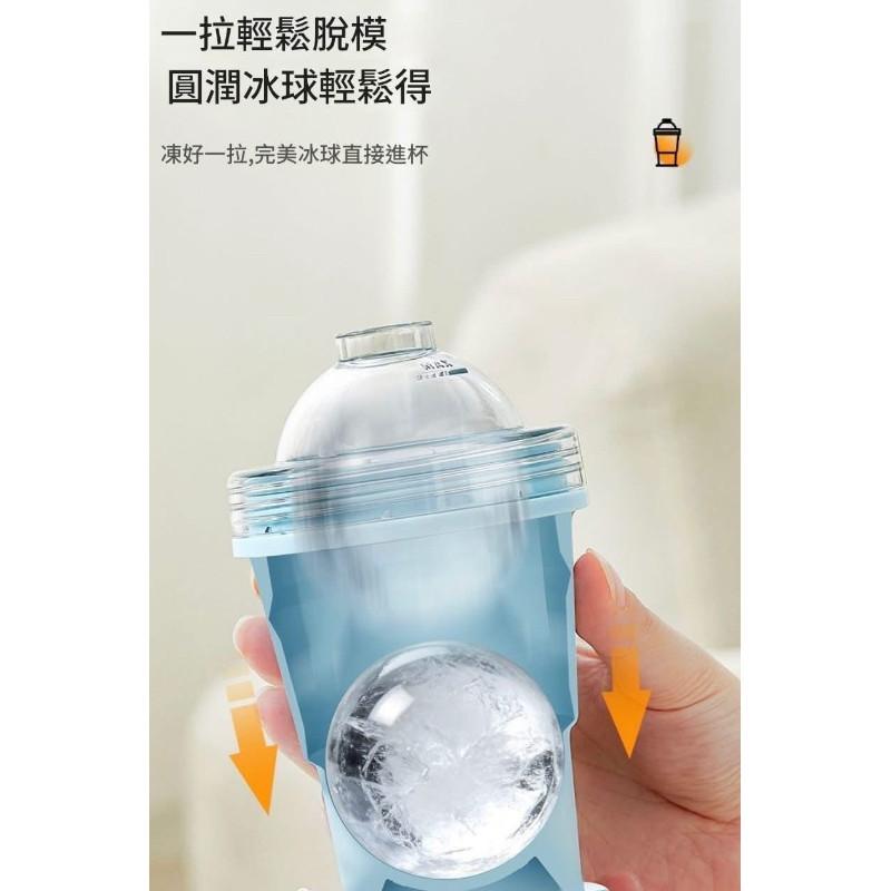 食品級可折疊冰球模具吸管杯(一組2個)-細節圖7