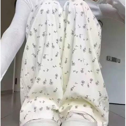 韓國雲朵棉質寬鬆柔軟防蚊褲家居褲-細節圖5