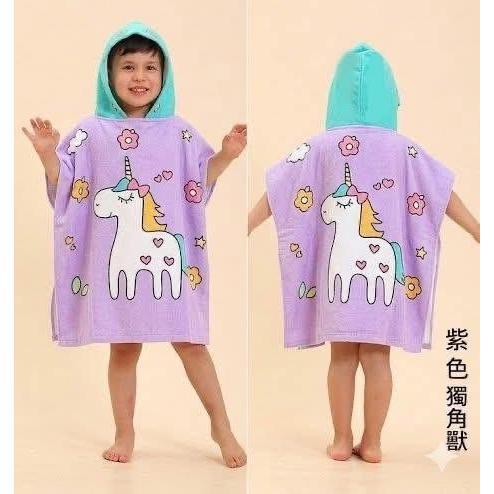一件式兒童超可愛超細纖維連帽浴巾浴袍-細節圖8