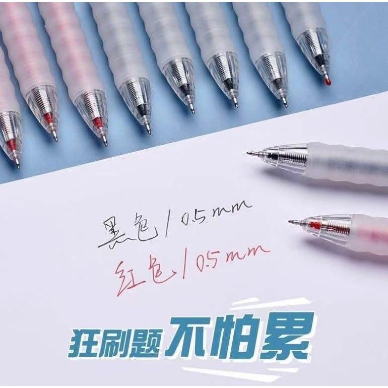 ST超軟糯0.5mm按壓彈跳中性筆(一組20支)-細節圖2
