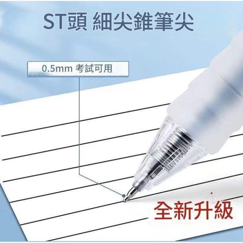 ST超軟糯0.5mm按壓彈跳中性筆(一組20支)-細節圖5