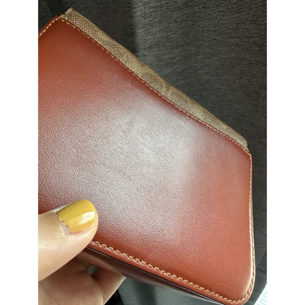 Coach  二手 昇恆昌購入 madison 16 山茶花 老花 復古肩背包 側背包 鏈條包-細節圖11