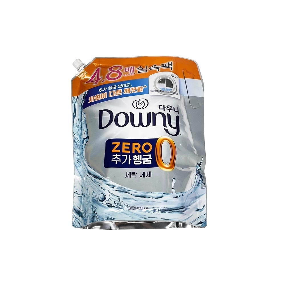 Downy ZERO濃縮洗衣精補充包 茉莉花香 2200ml-細節圖2