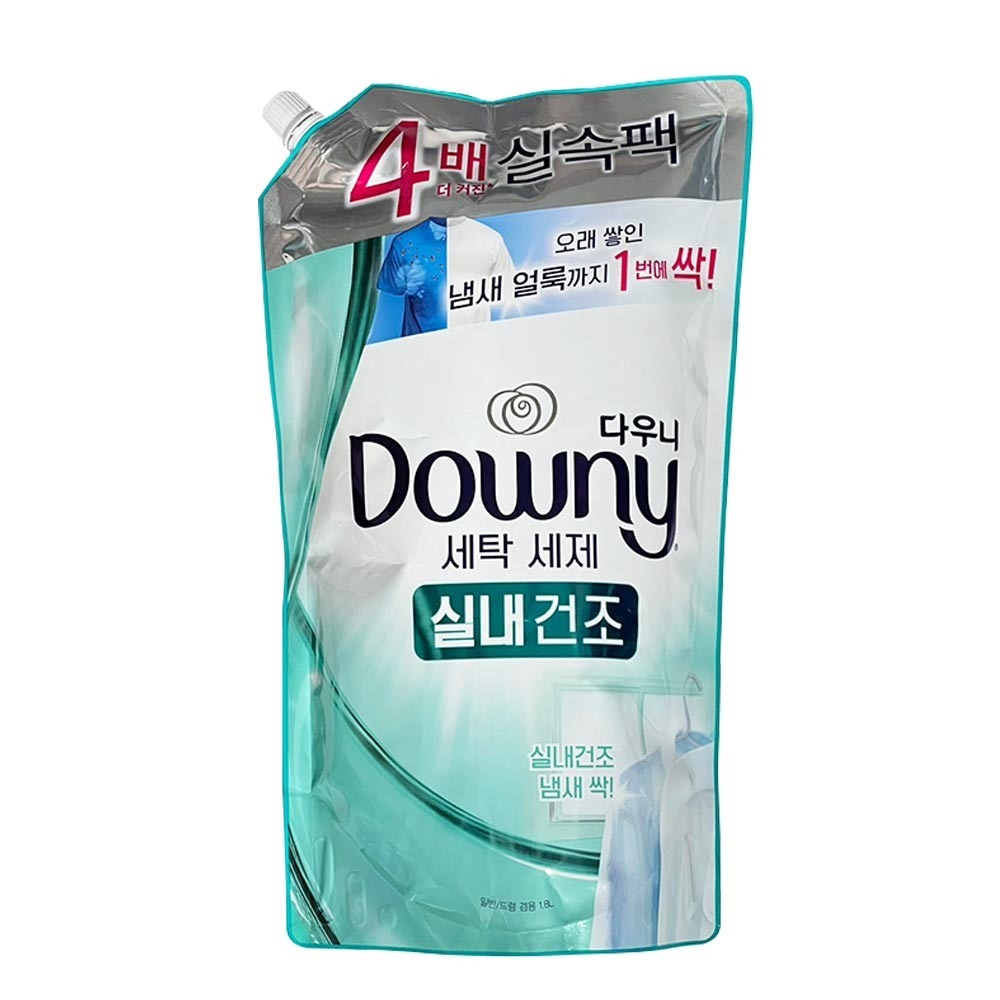 Downy 濃縮洗衣精補充包 室內晾乾 1800ml-細節圖2