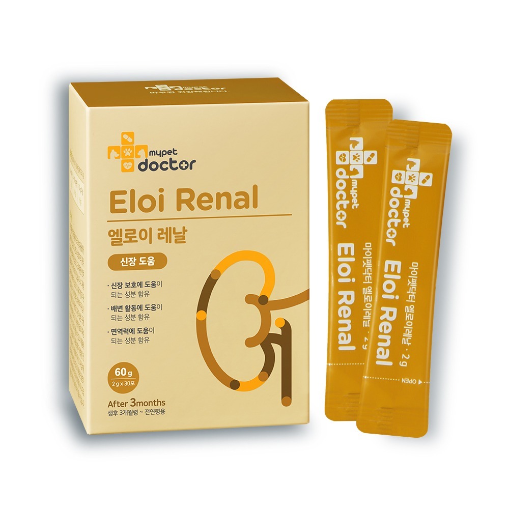 【Mypet Doctor】Eloi Renal 寵腎護(2gx30包) 犬貓適用 寵物腎臟保健粉 寵物保健 產地韓國-細節圖2