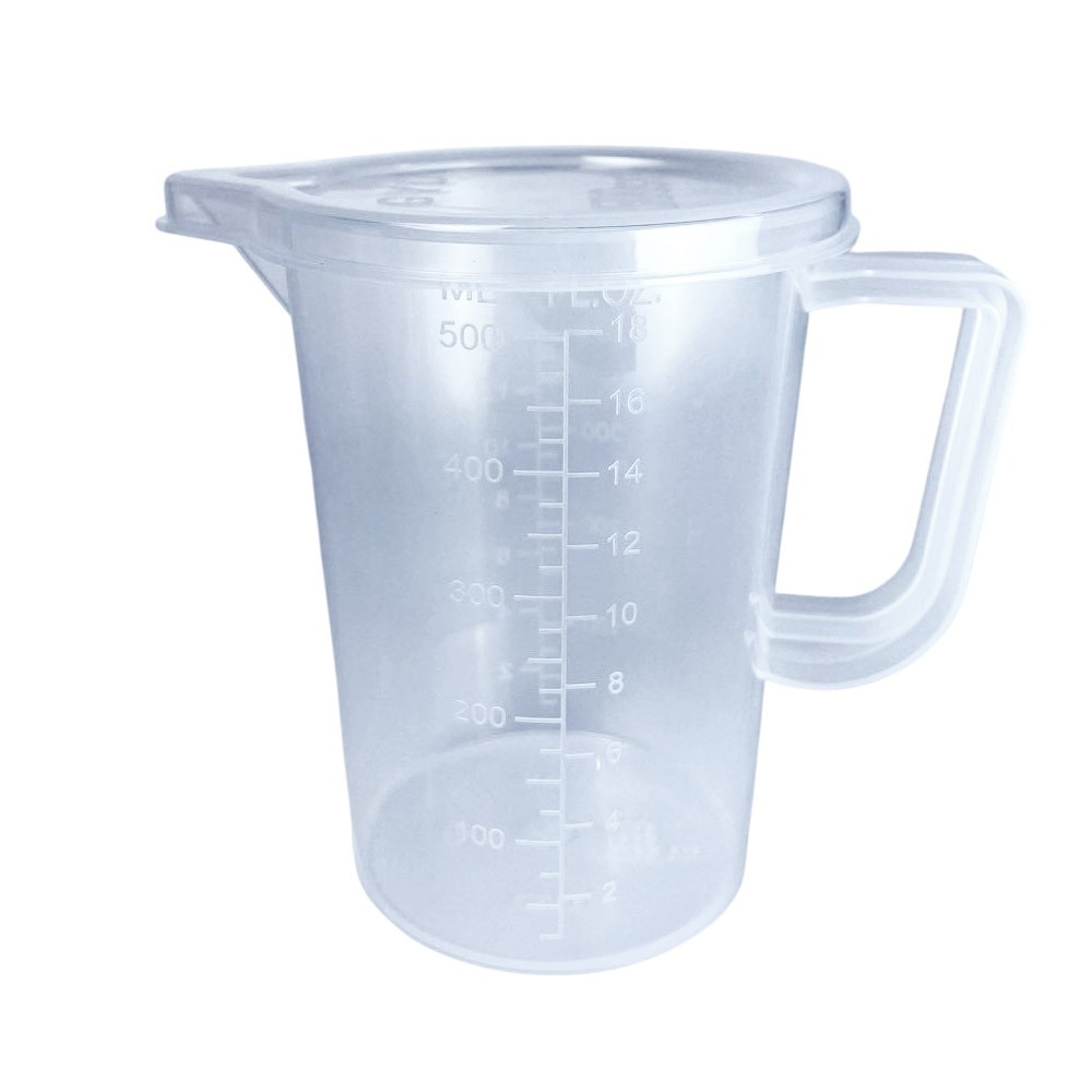 食品級PP量杯 (500ml) 有刻度 有蓋子 量杯-細節圖2