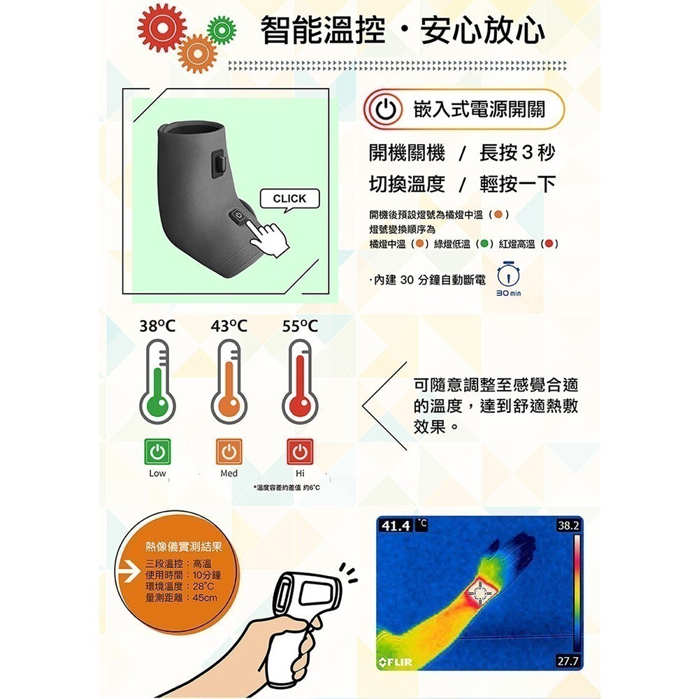 【+Venture】FV-55 USB行動遠紅外線熱敷墊(遠紅外線-腰、腹部)-細節圖6