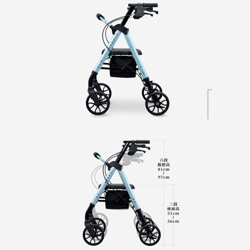 【光星NOVA】收合式助步車 STAR (助行車)-細節圖2
