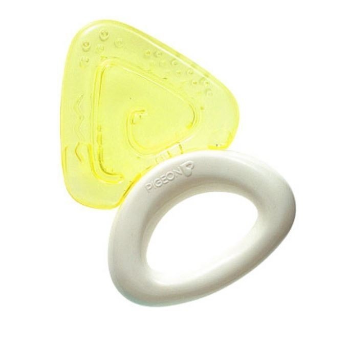 Pigeon 貝親 冰涼固齒器 冰凍咬牙器 三角形 正方形 餅乾造型固齒器 固齒器-細節圖2