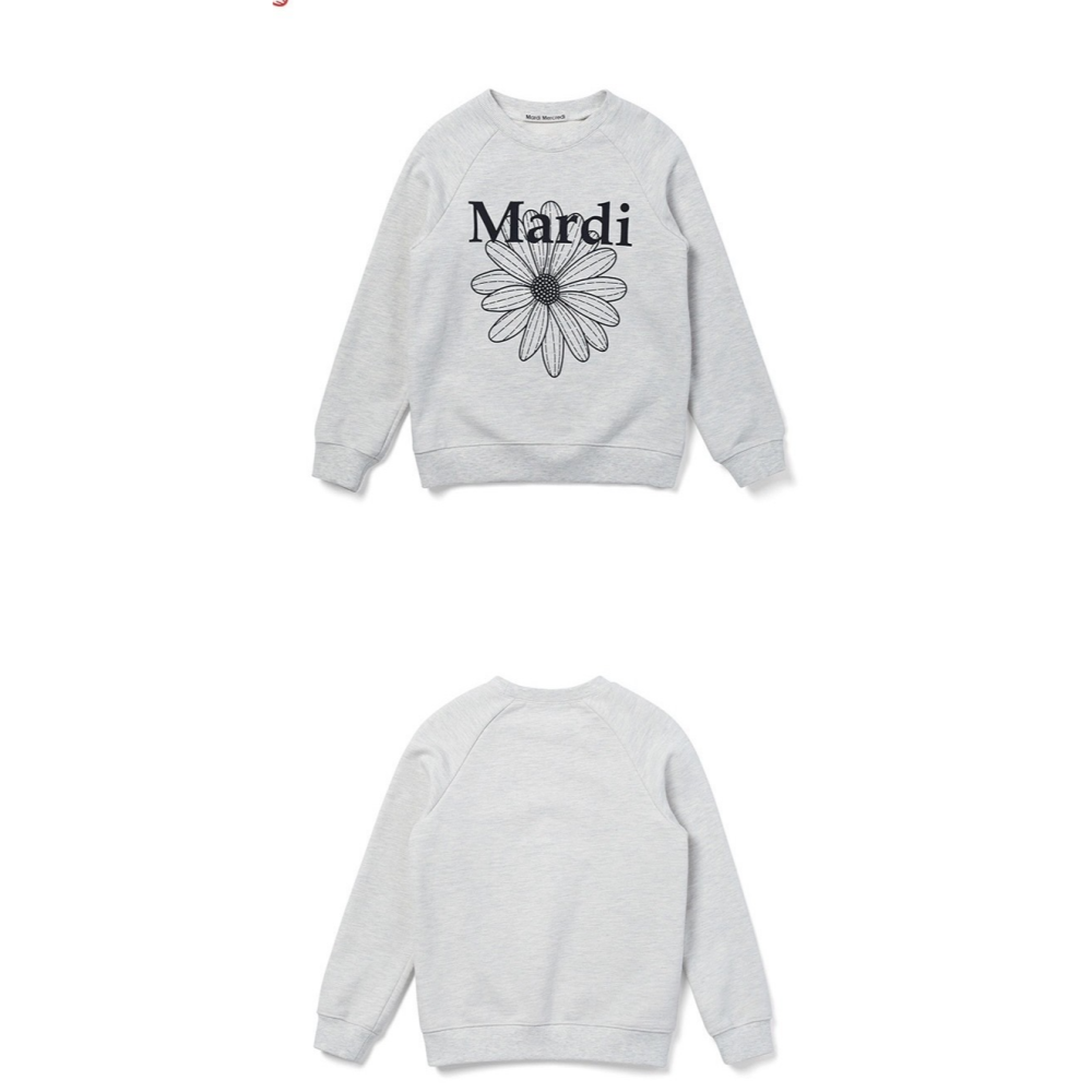 代購 Mardi 小雛菊衛衣(兒童) 燕麥灰-細節圖2