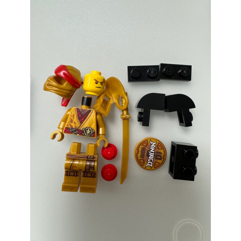 樂高 旋風忍者 10週年黃金人偶 凱 NJO 650-細節圖2