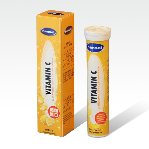 德國賀壽 hansal 發泡錠(五種口味)(20錠)全素鐵+維他命C  鋅+維他命C 鈣+維他命 C 綜合維他命-細節圖5