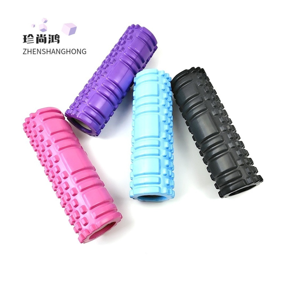 小款包邊 深層貼合EVA顆粒瑜珈滾輪.中空瑜珈柱指壓瑜珈棒.迷你按摩滾輪狼牙棒滾筒 空心泡沫軸-細節圖5