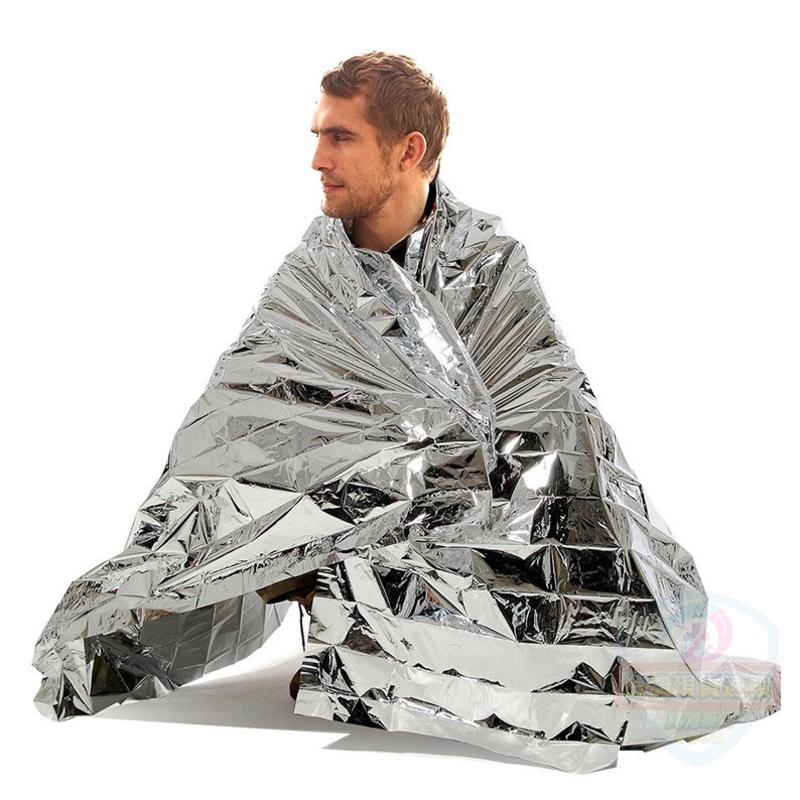 求生毯 生存毯  保溫毯 救援毯 緊急救生毯 急救保溫毯救生毯 保暖毯 急救毯 地震救援毯 防風毯 210X130cm-細節圖4