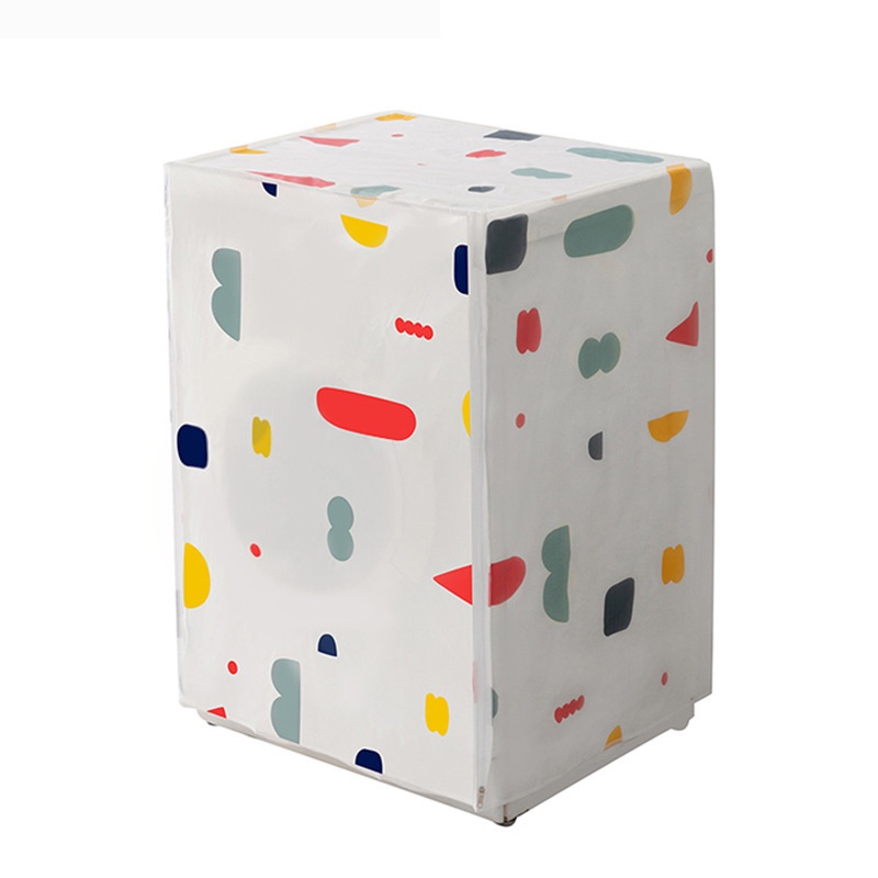 🇹🇼臺灣現貨🇹🇼洗衣機套 洗衣機防塵罩  印花 防塵袋  洗衣機防曬套 滾筒洗衣機套 防水防曬印花蓋布 防塵 防曬 防水-細節圖5