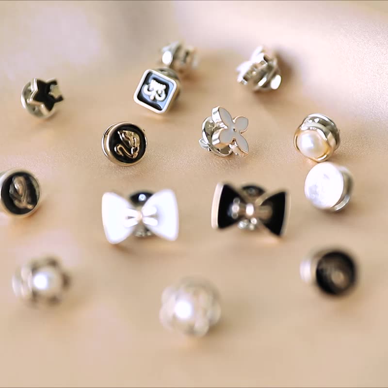 百搭防走光免縫襯衫扣 隱形暗扣 胸針 別針鈕扣 免縫扣 可拆扣 固定扣 飾品 百搭 鈕扣 韓風 領釦 胸針 防走光扣-細節圖4