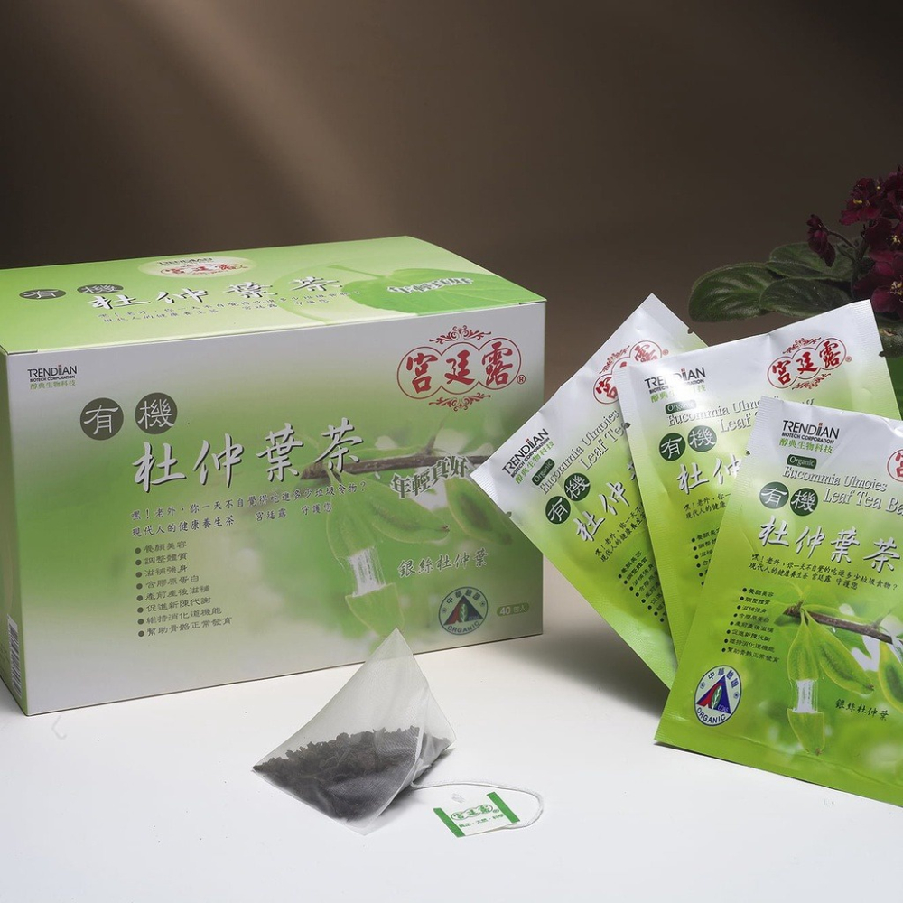 宮廷露-有機杜仲葉茶(小盒獨立包10入)產前產後 養護聖品-細節圖5