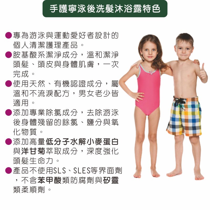 (成臻健康生技)手護寧泳後洗髮沐浴露250ml 【2002849】-細節圖2