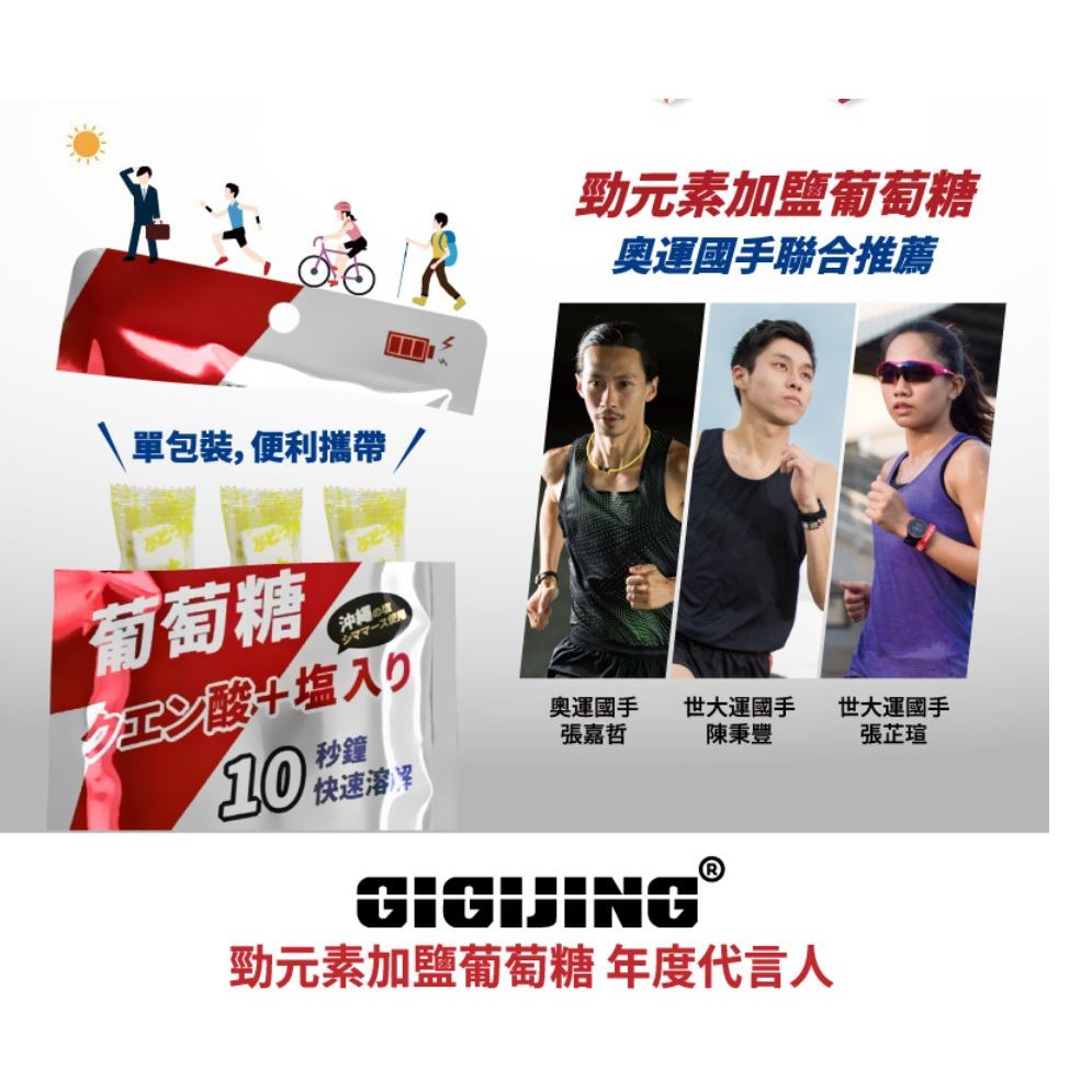 【171216476】日本製現貨  GIGIJING淨極勁 勁元素加鹽葡萄糖 20g/包(10粒)-細節圖3