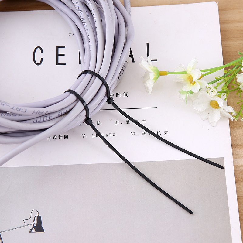 束帶【台灣現貨】固定帶 電線收納 充電線收納 延長線收納 束線帶 尼龍束帶 尼龍束線帶 紮帶 綁帶 紮線帶 綑綁帶-細節圖3