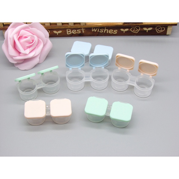 翻蓋式糖果收納盒耳塞盒 馬卡龍色系  多個更實惠 便攜雙聯盒翻蓋  翻蓋盒 藥錠盒 旅行收納 小物收納-細節圖4