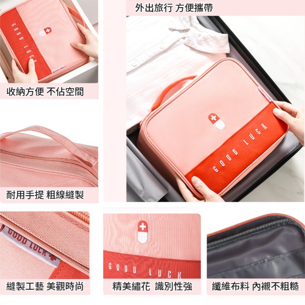 避難包 居家照護包 手提醫藥包 醫藥包 防疫包 急救包 隨身急救包 藥盒 藥包 地震包 露營包急救箱 收納箱-細節圖5