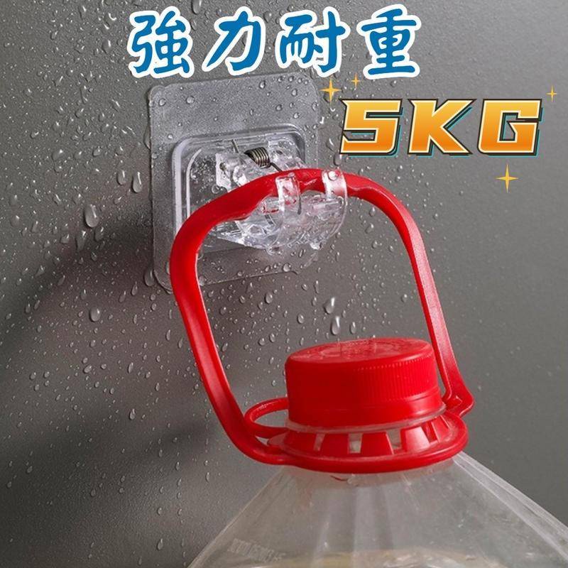 吊桿固定夾 窗簾桿固定夾透明防水桿夾 伸縮桿固定器 門簾桿支撐架 窗簾桿支撐架 黏貼伸縮桿固定夾 簾桿掛鉤 窗簾桿夾-細節圖2