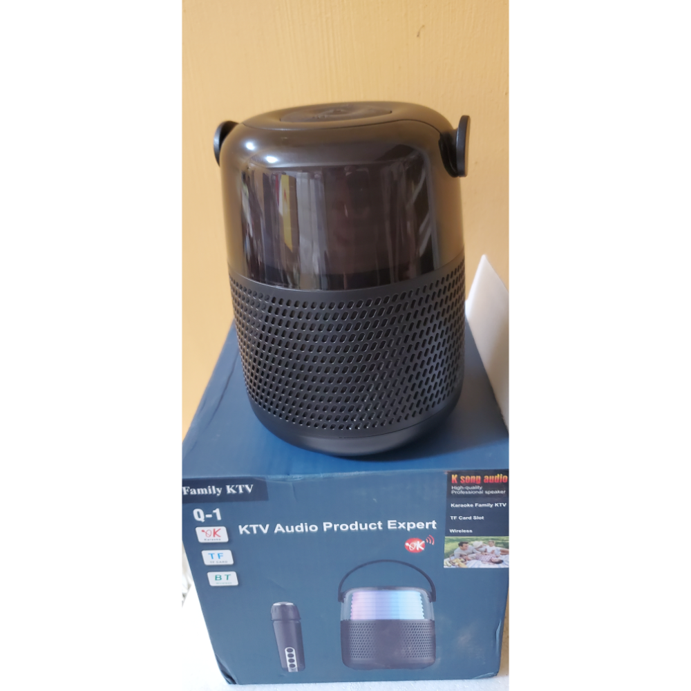 藍芽喇叭 藍牙音箱 卡拉ok 麥克風 Q-1-細節圖2