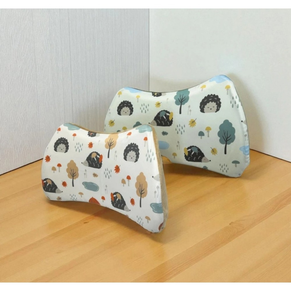 Q萌小刺蝟記憶舒壓腰靠墊-細節圖3