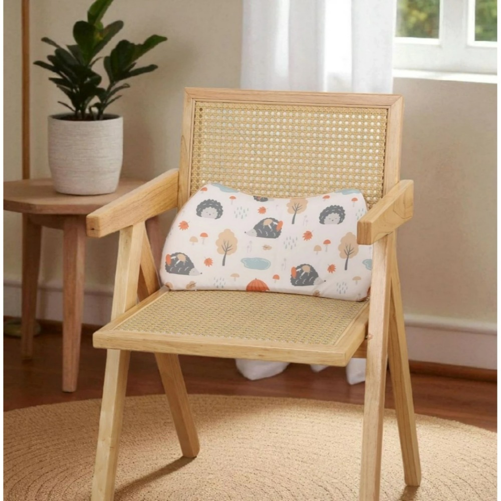 Q萌小刺蝟記憶舒壓腰靠墊-規格圖3